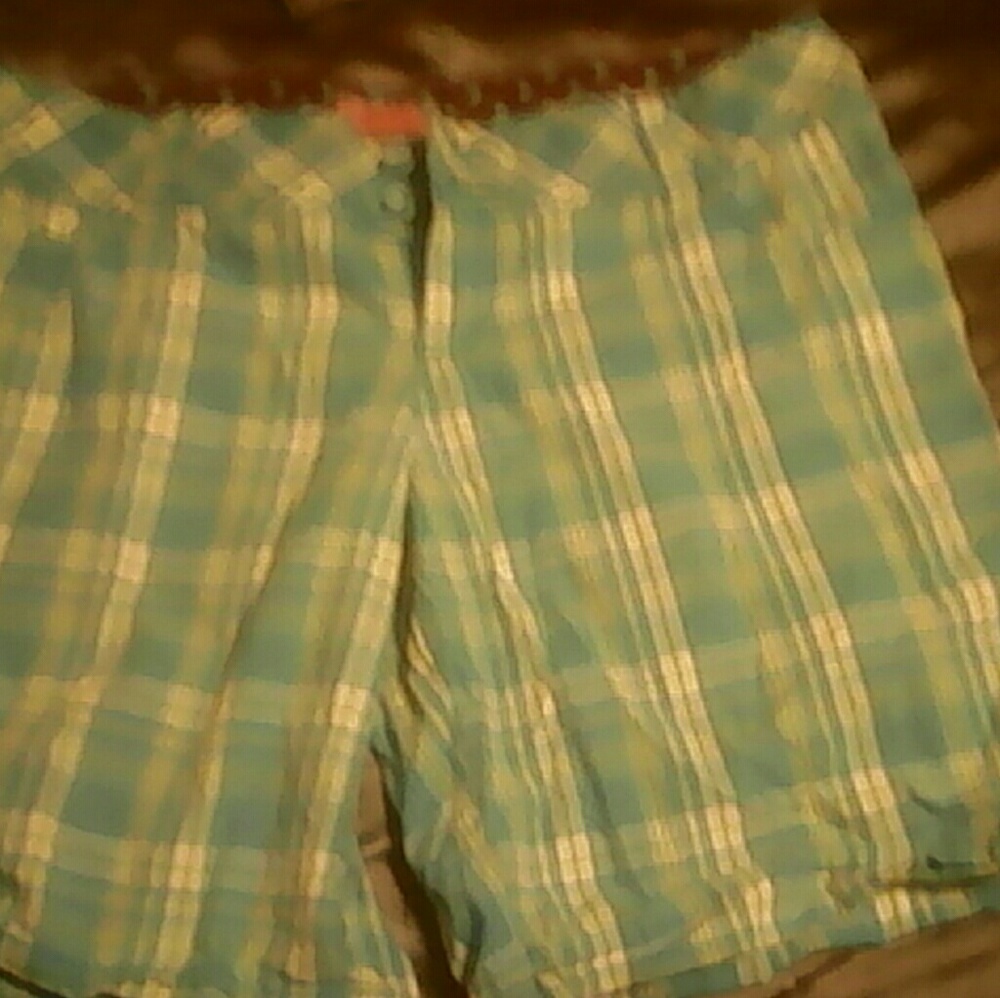 Plaid shorts